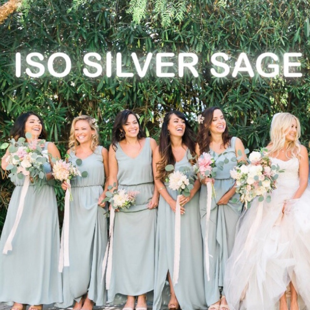 Show Me Your Mumu Silver Sage Bridesmaid
